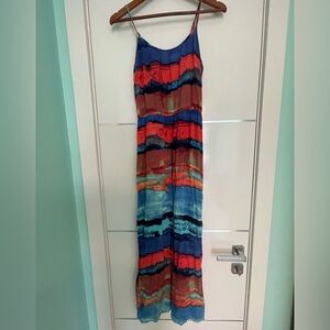 Scoop NYC Multicolor Tie-Dye Scarf